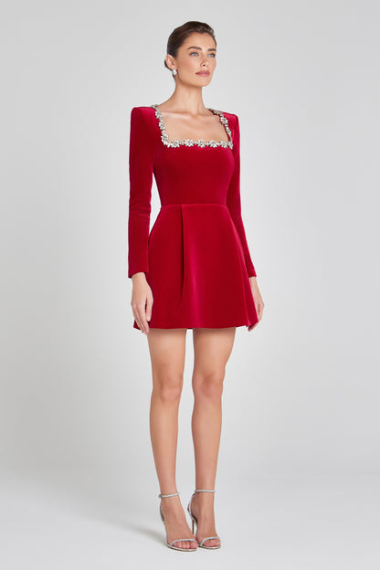 THE AURORA MINI DRESS - LORMIER - 