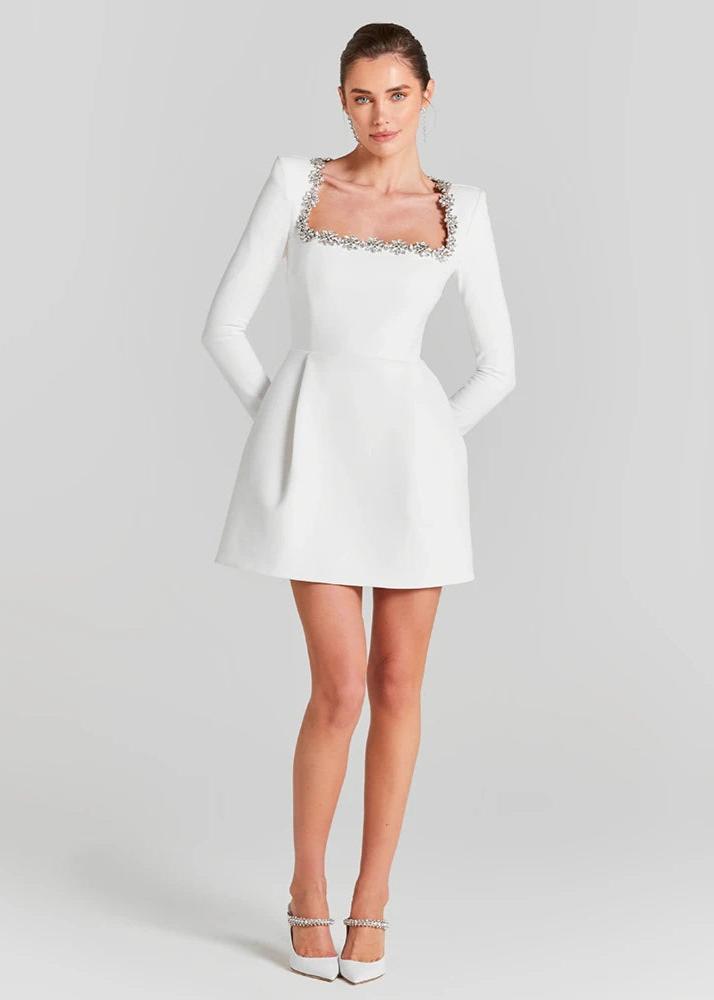 THE AURORA MINI DRESS - LORMIER - 