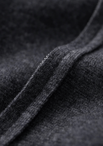 Close-up of dark gray fabric texture