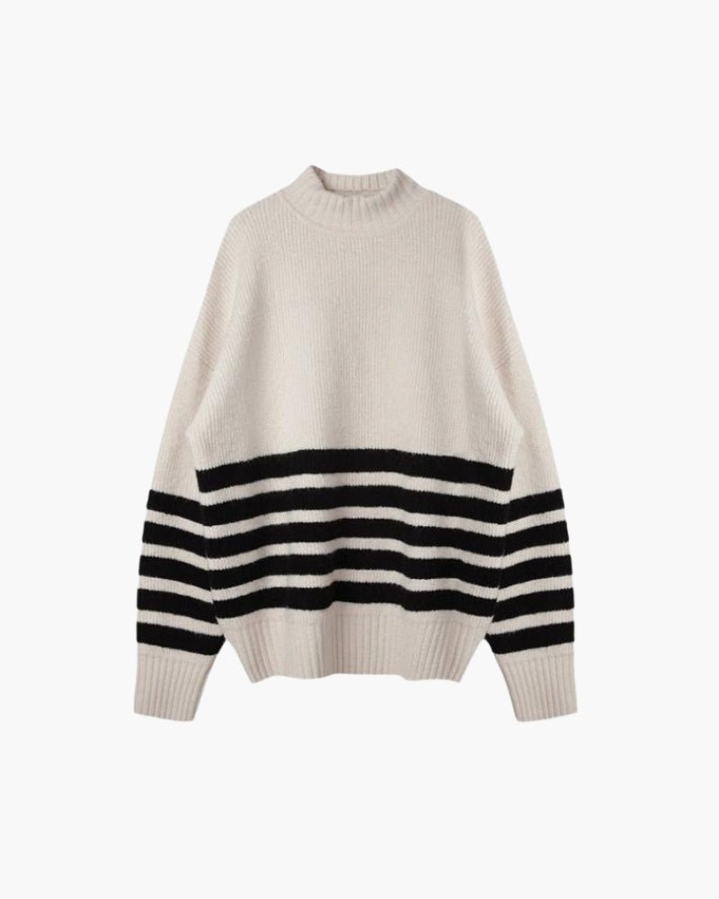 THE COASTAL STRIPE SWEATER - LORMIER - 