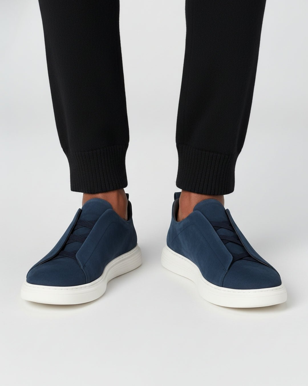 THE LUSSO SLIP - ON - SUEDE LEATHER SNEAKER - LORMIER - 