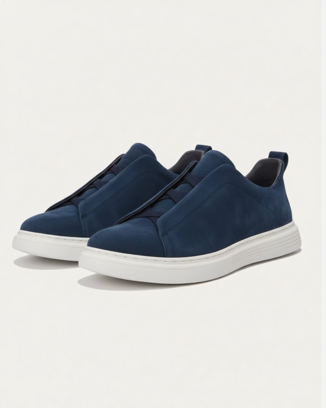 THE LUSSO SLIP - ON - SUEDE LEATHER SNEAKER - LORMIER - 