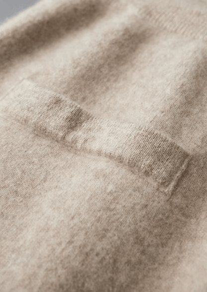 Close-up of a beige fabric texture