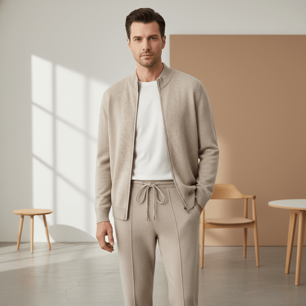 THE SIGNATURE MERINO LOUNGEWEAR SET - LORMIER - 