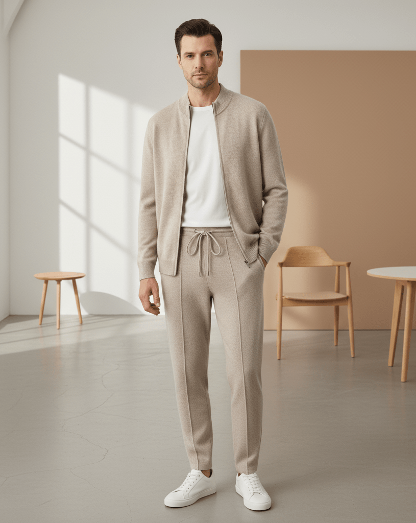THE SIGNATURE MERINO LOUNGEWEAR SET - LORMIER - 