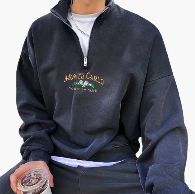 VINTAGE QUARTER ZIP - LORMIER - 