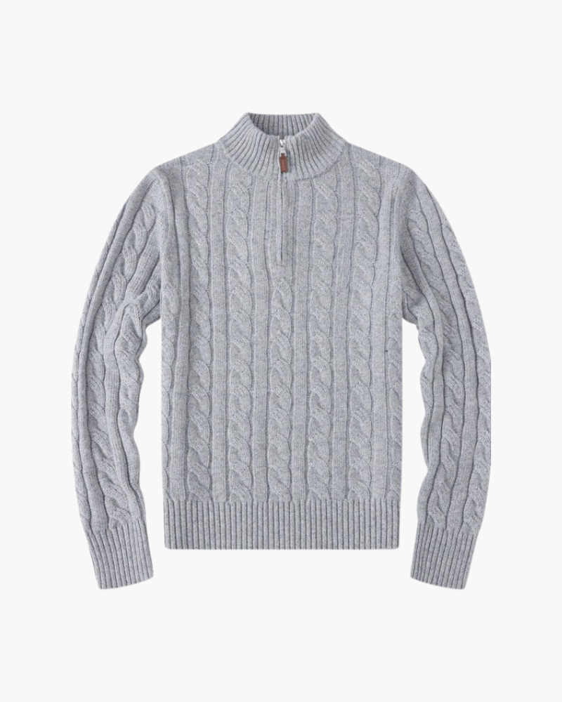 WOMEN'S VERBIER HALF ZIP SWEATER - LORMIER - 