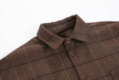 WOOLEN OVERSHIRT - LORMIER - 