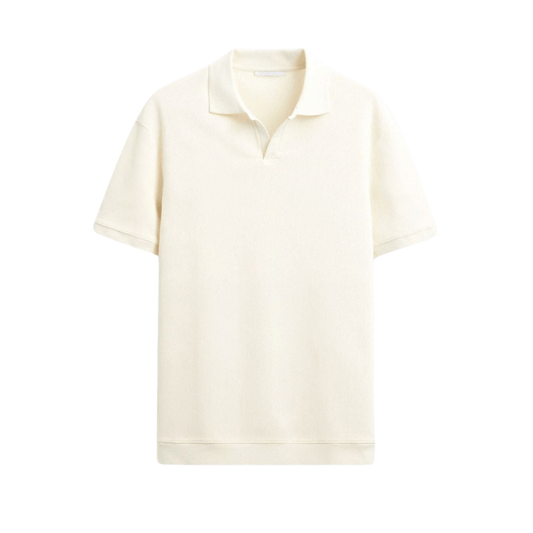 WOOLEN STRUCTURE POLO - LORMIER - 