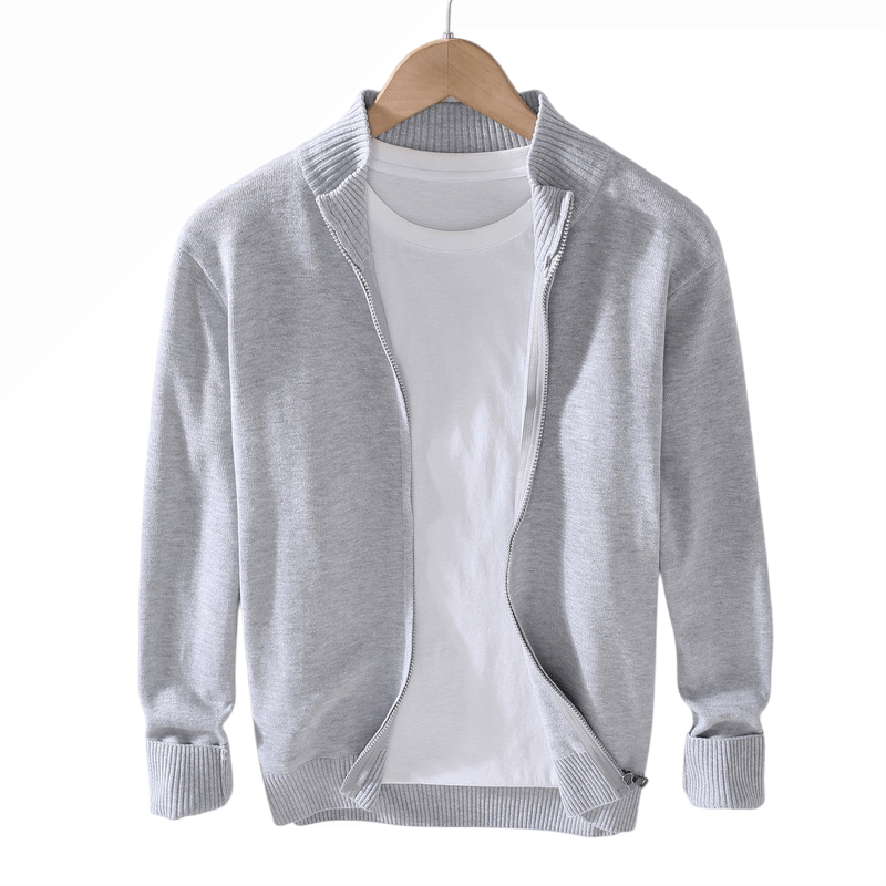 ZIPPED CARDIGAN - LORMIER - 