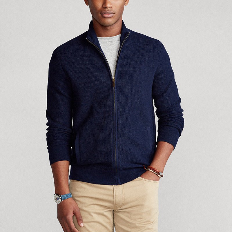 ZIPPED CARDIGAN - LORMIER - 