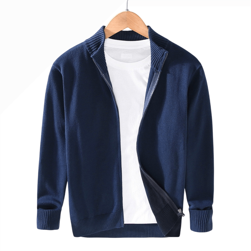 ZIPPED CARDIGAN - LORMIER - 